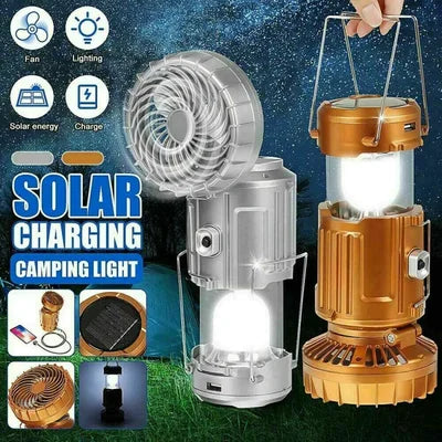 6 in 1 Tragbare Solar LED Camping Laterne