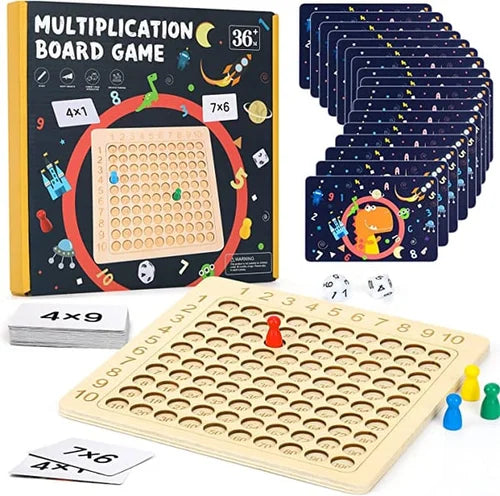 Hölzernes Multiplikations-Brettspiel