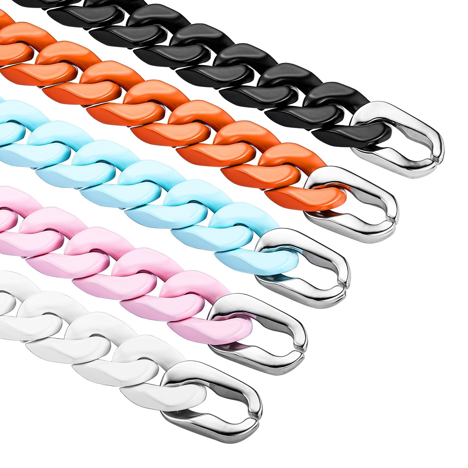 ChromaChain™ -  Buntes kubanisches Armband