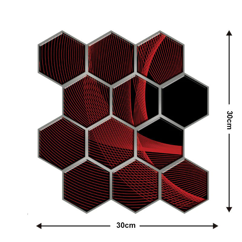 3D-Wandfliesen zum Abziehen und Aufkleben