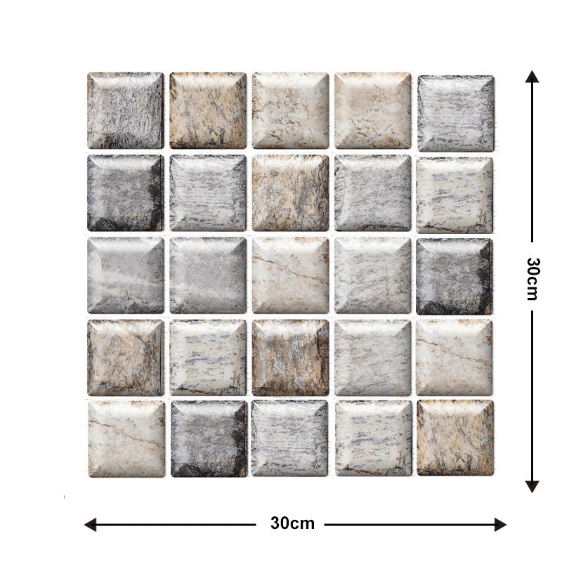 3D-Wandfliesen zum Abziehen und Aufkleben