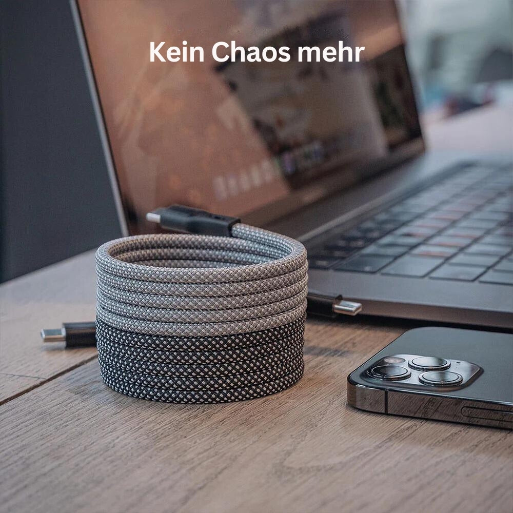 ChargeGrip™ - Magnetisch Organisiertes Kabel