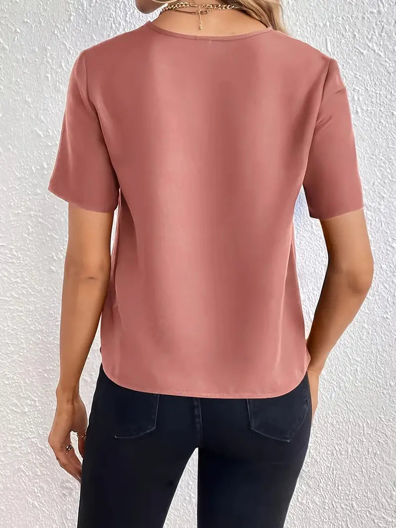 Waheeda™ - Bluse mit elegantem Ausschnitt