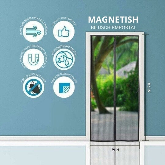 MagicMesh™ - Magnetische Bildschirmtür