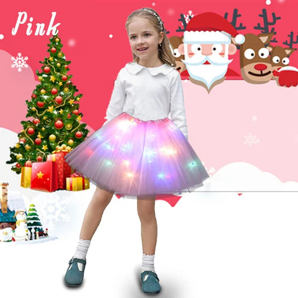 🎅 ANFANG Weihnachten 50% AUSVERKAUF 🔥Magischer & leuchtender LED-Tutu-Rock