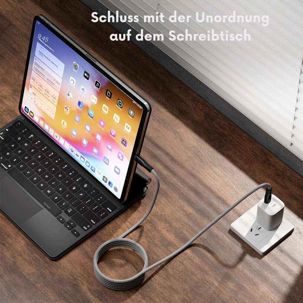 ChargeGrip™ - Magnetisch Organisiertes Kabel