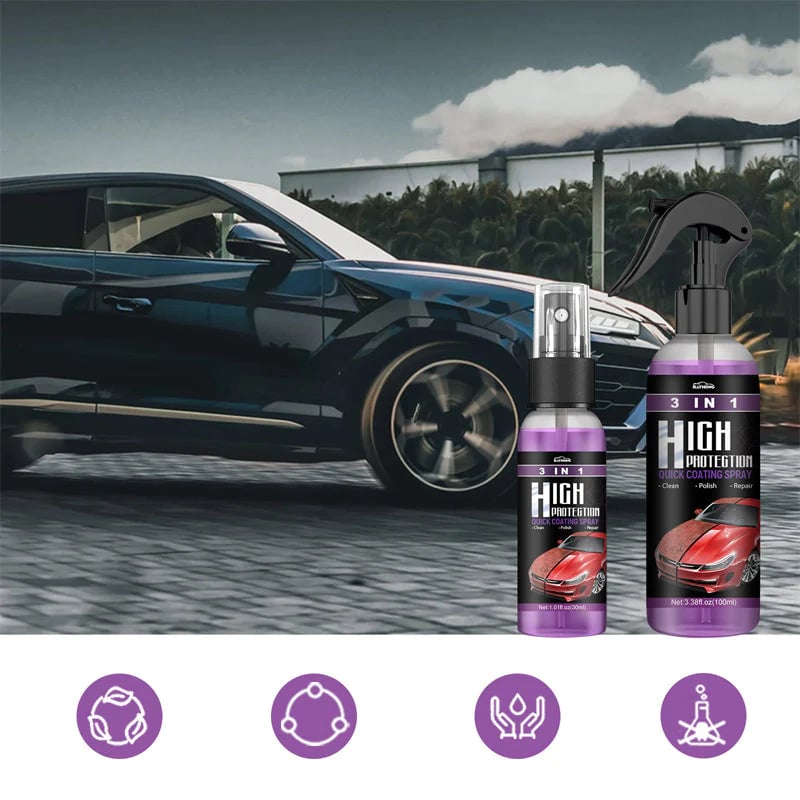 3 in 1 Hohe Schutzwirkung Schnelles Auto-Beschichtungsspray