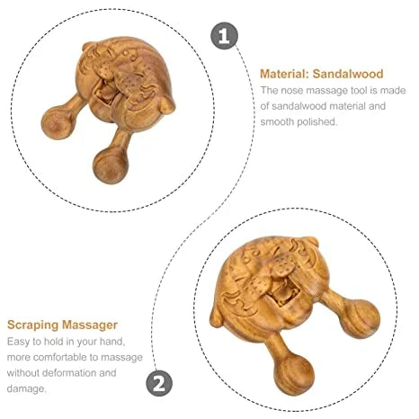 Natürliches Sandelholz-Gesichtsmassagegerät