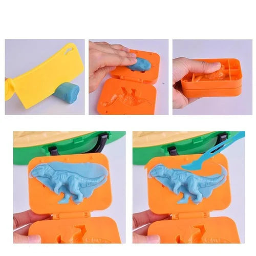 DIY-Spielzeug aus Knete Dinosaurier
