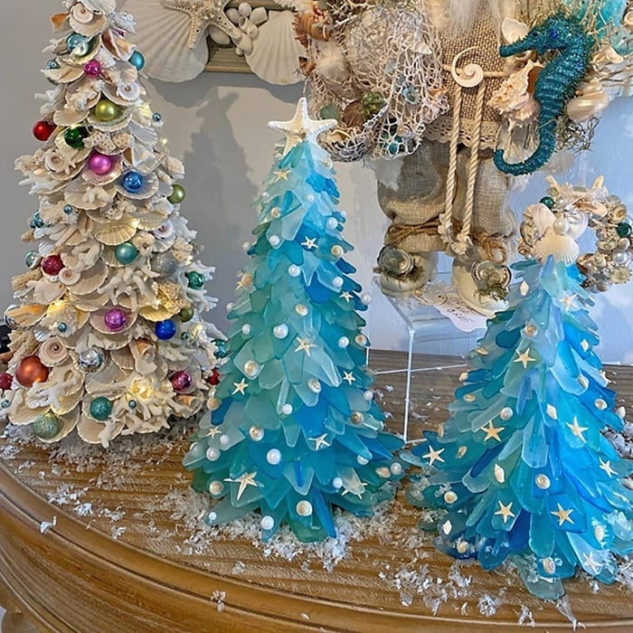 2023 Meerglas-Weihnachtsbaum