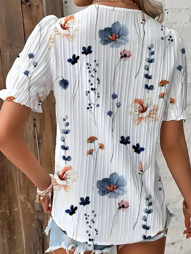 Sakine™ - Bluse mit Blumenmuster