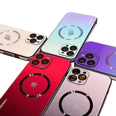 Farbverlaufstasche mit Magnetverschluss für iPhone