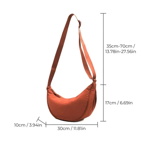 Einfache Frauen Knödel Crossbody Tasche