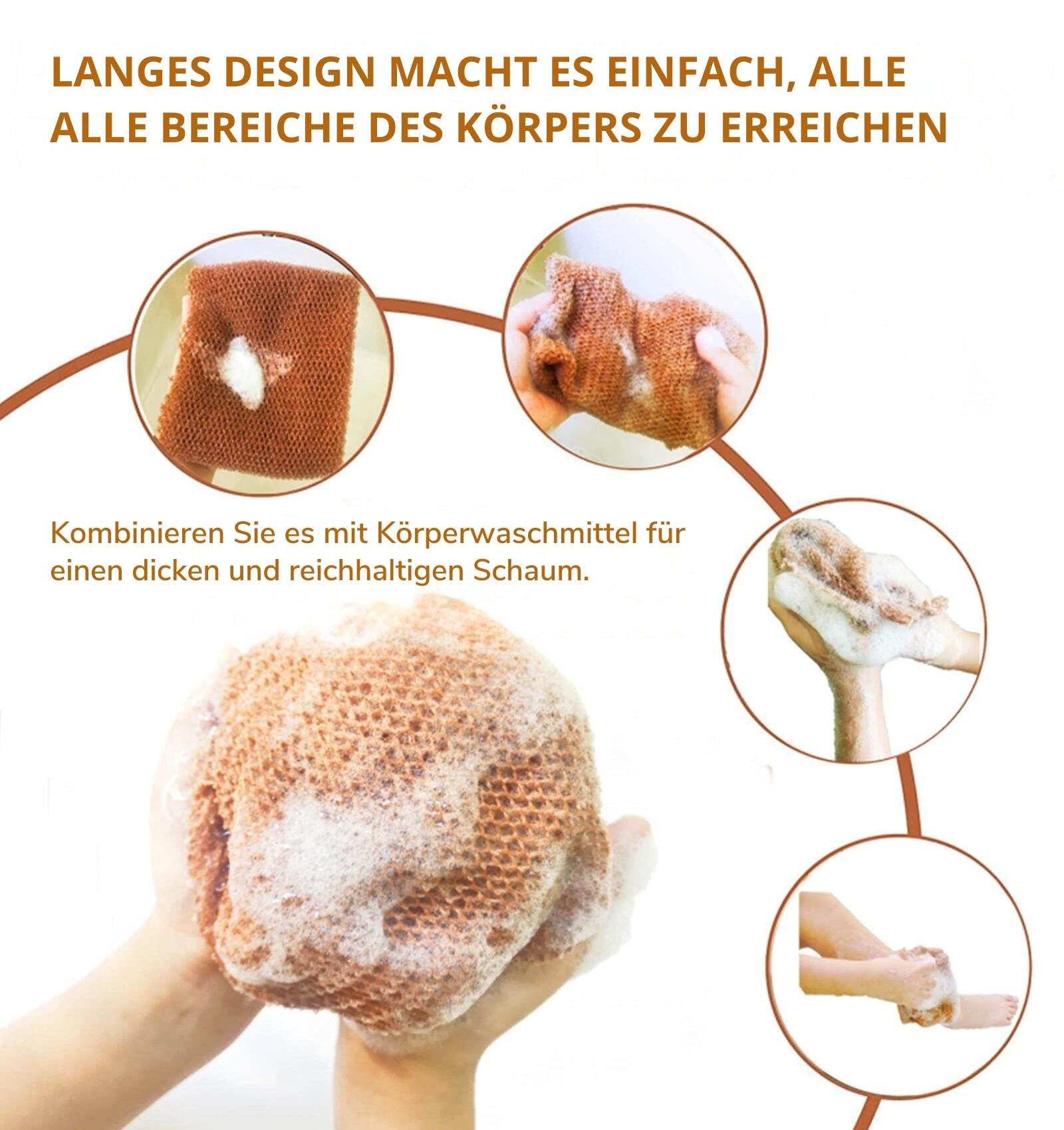 CleanSweep™  - Afrikanisches Peeling-Netz aus Nylon