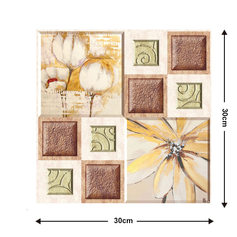 3D-Wandfliesen zum Abziehen und Aufkleben