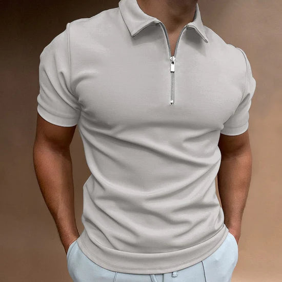 Leonard™ - Poloshirt mit Reißverschluss