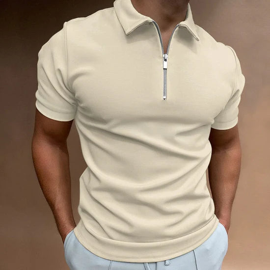 Leonard™ - Poloshirt mit Reißverschluss