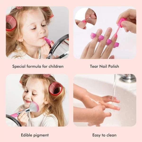 Abwaschbares Kinder-Makeup-Schönheitsset