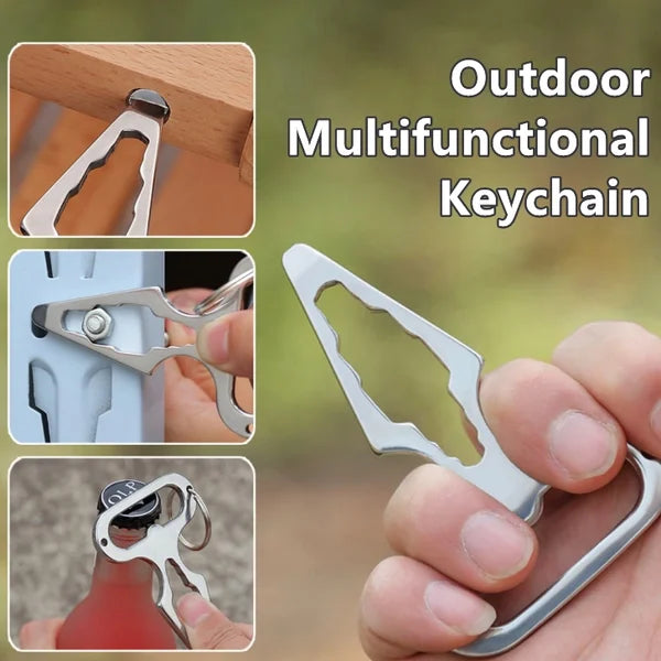 Multifunktionaler Schlüsselanhänger für draußen