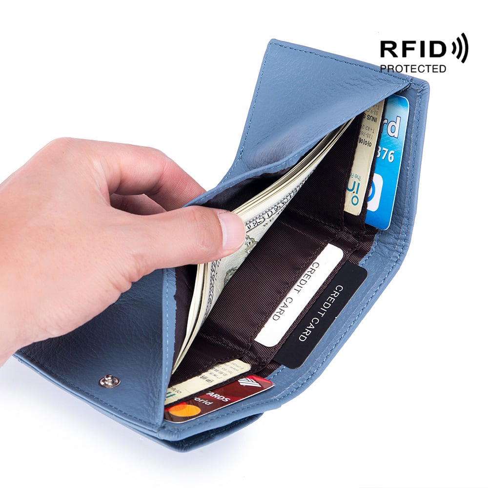 2023 Neue Unisex Anti-Credit Card Fraud Falten Mini Brieftasche