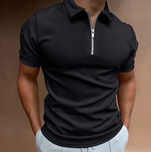 Leonard™ - Poloshirt mit Reißverschluss