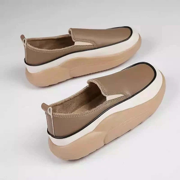 Frauen Mode Plattform Loafers