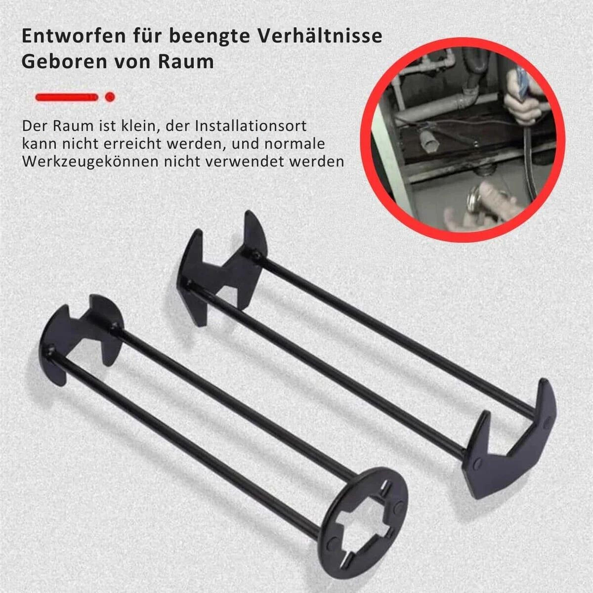 TwistTight™ - Multifunktionaler Spülenschlüssel Universal-Reparaturwerkzeug