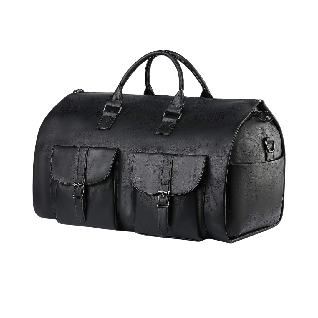 Leder Duffle-Kleiderkoffer