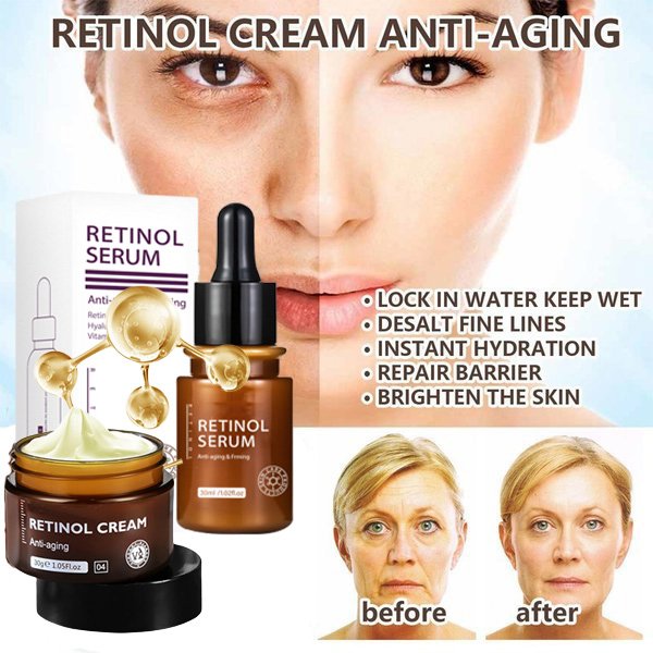 Retinol Anti Altern Gesichtscreme & Essenz