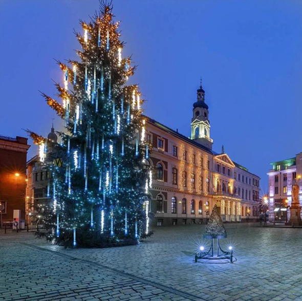 Schneefall-LED-Lichter