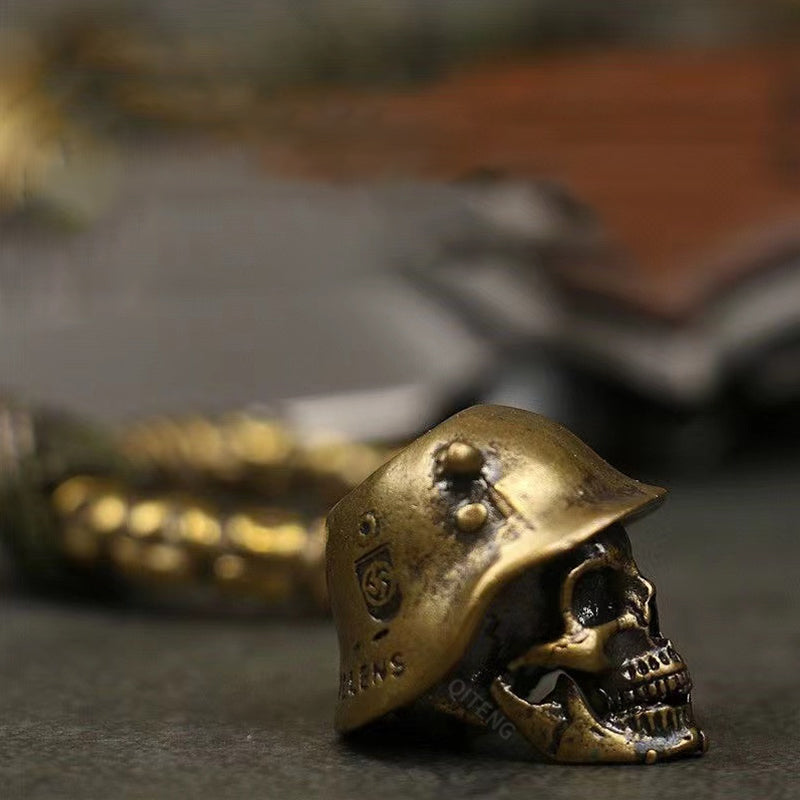 Skelett Soldat Paracord Schlüsselanhänger