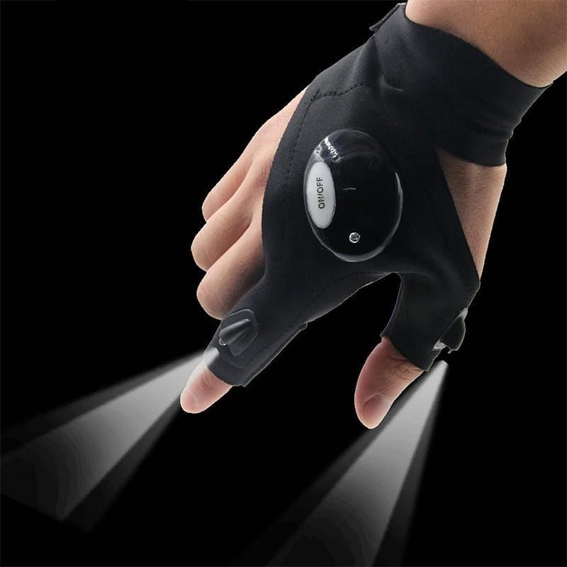 LED-Handschuhe mit wasserdichtem Licht