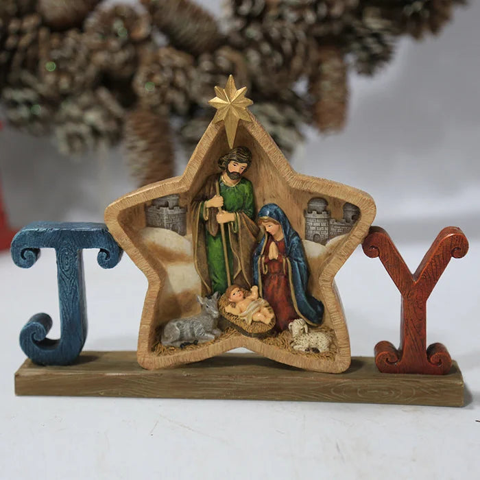 Christliche Jesus Geburt Szene Dekorativ