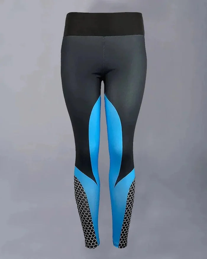 Farbige Sport-Leggings mit hoher Taille