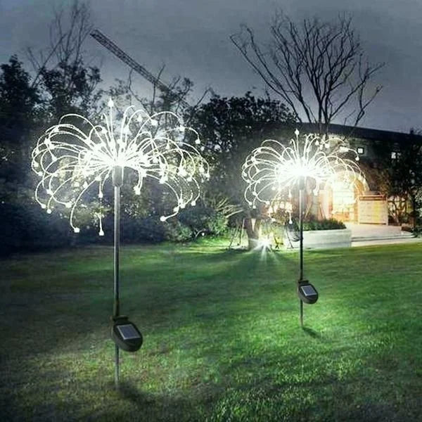 Wasserdichte Solar Garten Feuerwerk Lampe