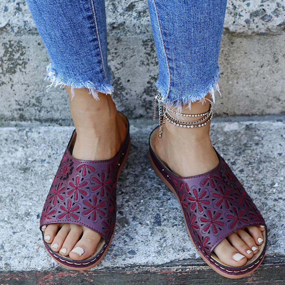 Hochwertige orthopädische Vintage-Sandalen