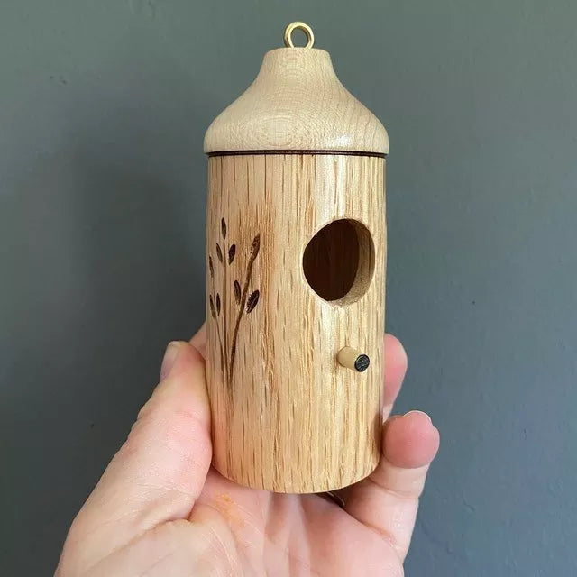 Kolibrihaus Aus Holz - Geschenk Für Naturliebhaber