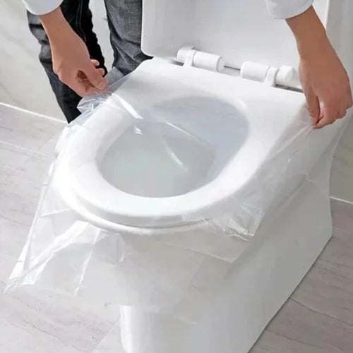 Biologisch abbaubarer Einweg-Toilettensitzbezug aus Kunststoff