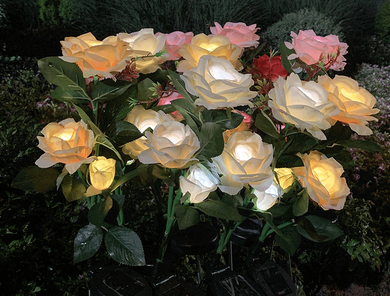 SonnenBlüte™ - Garten Rosenlichter