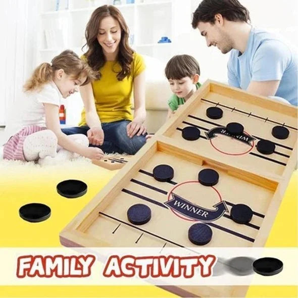 Lustiges Familien-Hockeyspiel