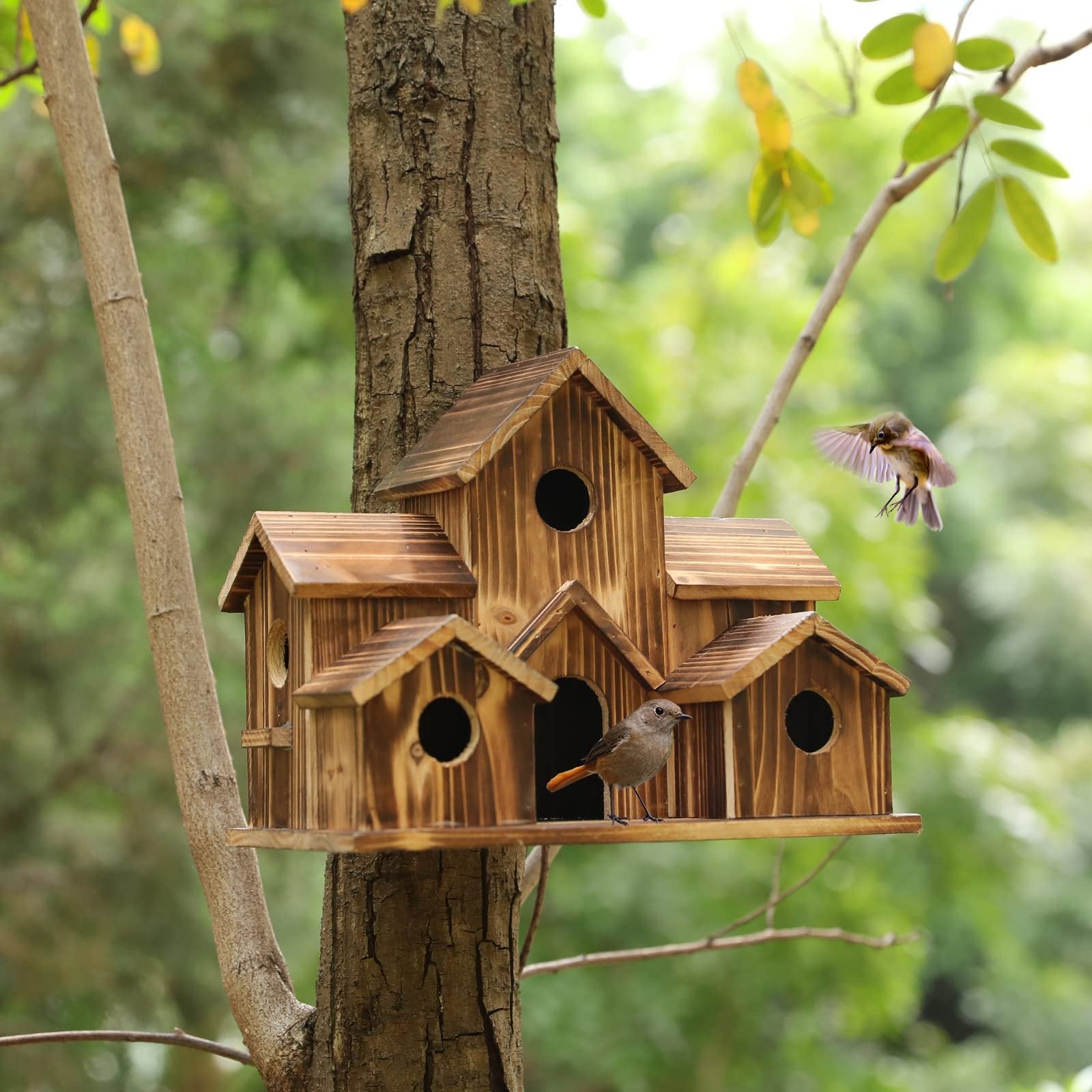 Handgefertigtes natürliches Vogelhaus