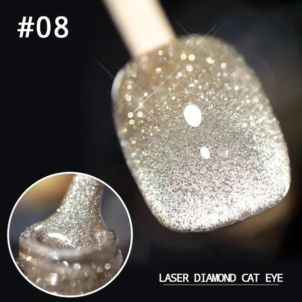 Laser Diamond Katzenaugen-Nagellack