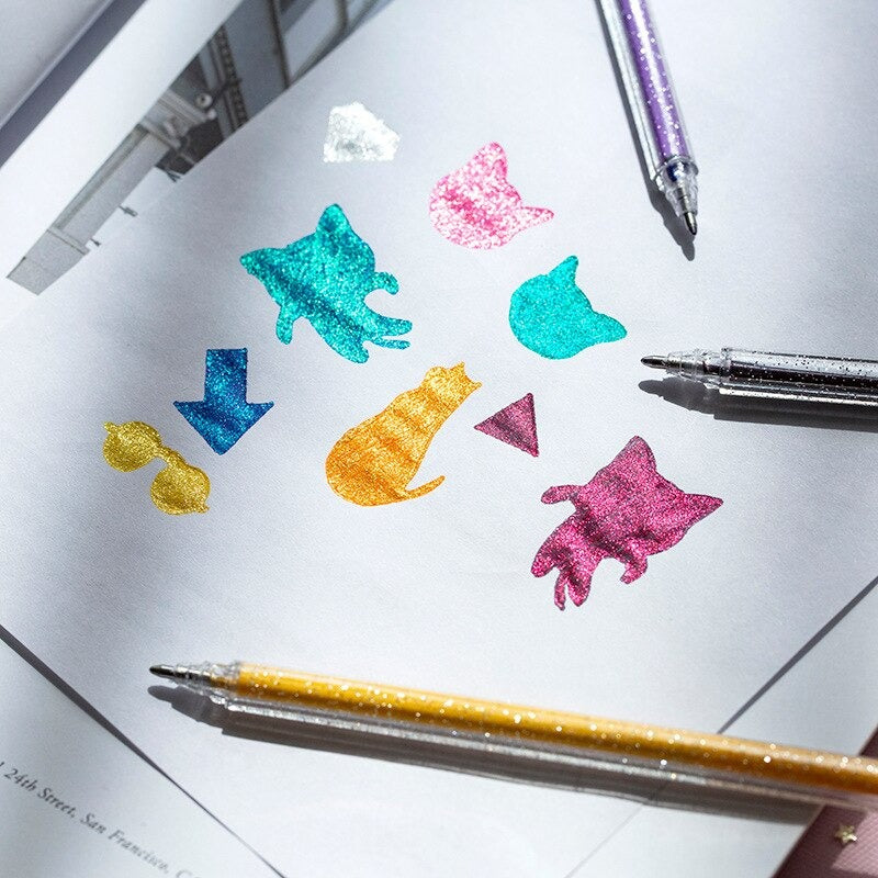 Gel-Kunst™ - Glitter Bling Artist Pens (8 Stück)