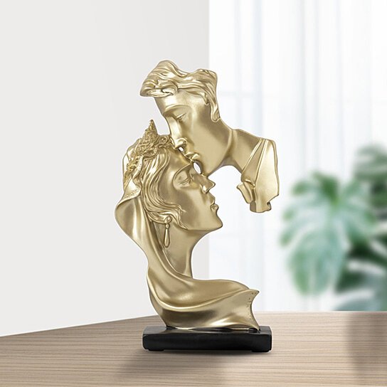 GoldKuss™ - Skulptur Exquisite Resin Paar Geschenk Kreative Statue