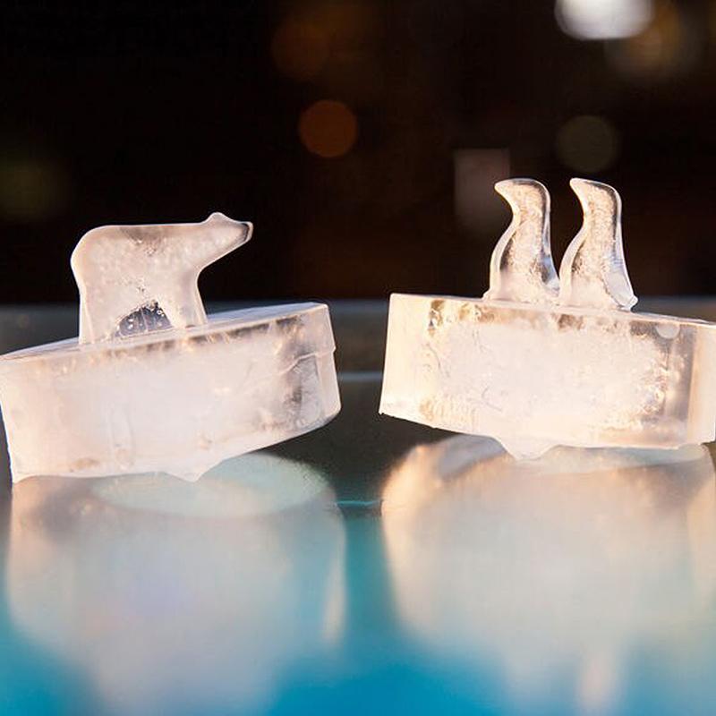 Eishor™ - Polare Eiswürfelformen (2 Stck Eisbär + Pinguin)