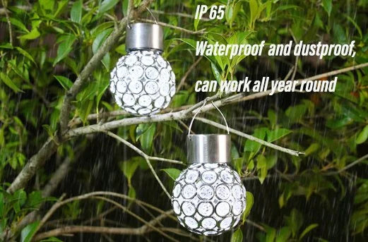 Wasserdichte LED-Solar-Gartenleuchten für draußen