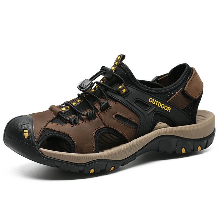 Outdoor-Wanderschuhe aus Leder