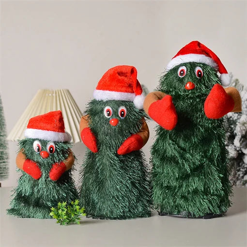 Tanzender Weihnachtsbaum Familie
