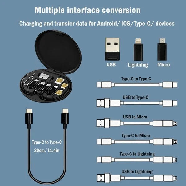 5 in 1 Datenkabel-Aufbewahrungsbox