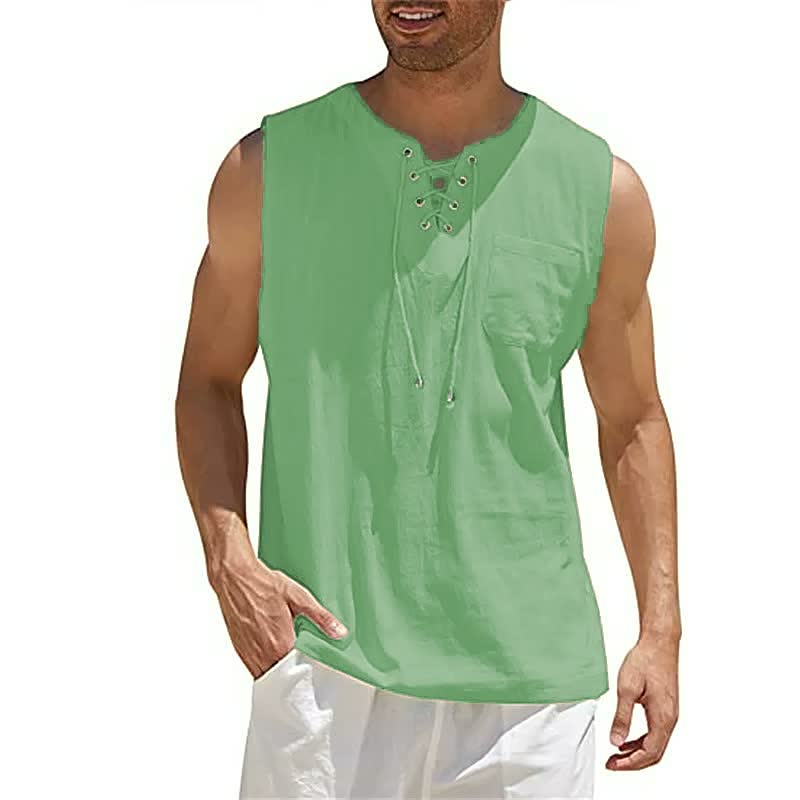 Herrenwesten Shirt Mode Baumwolle Kurzarm-T-Shirt